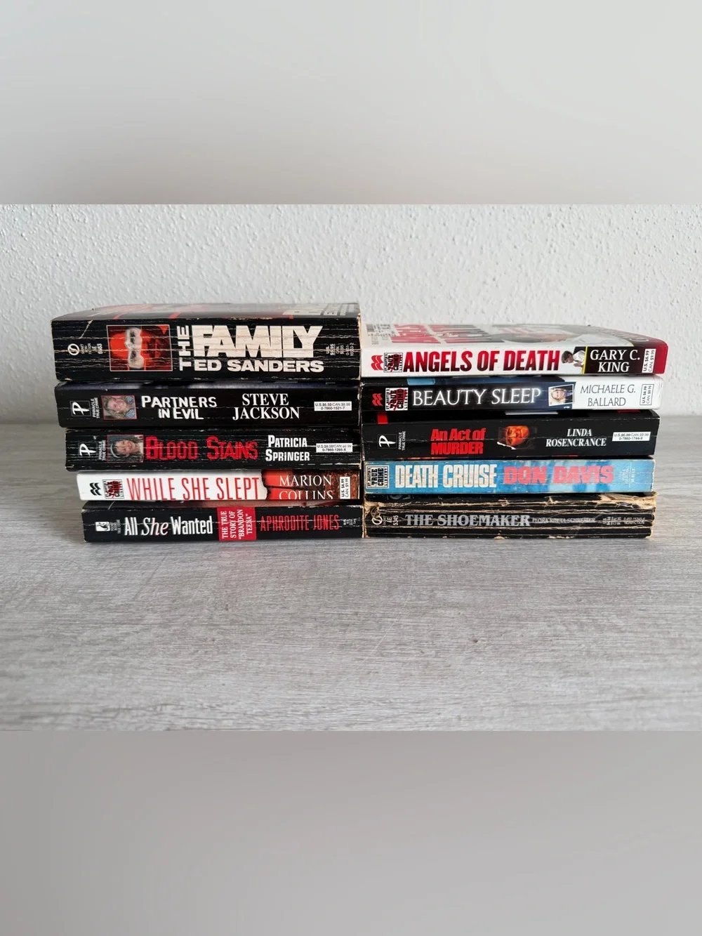 True Crime Paperbacks Lot Of 10 Murder Killer Homicide Detective